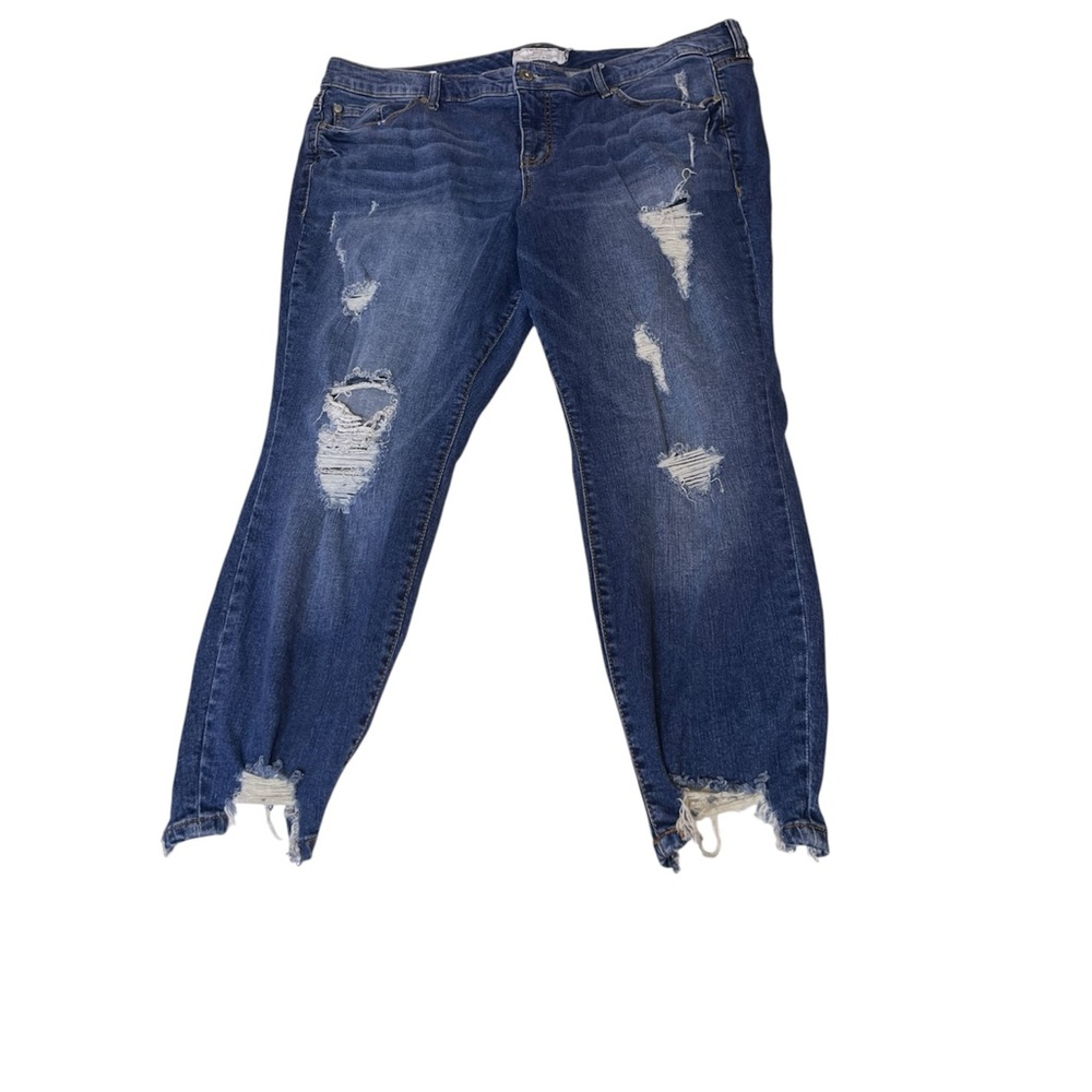 Torrid Distressed Ankle Skinny